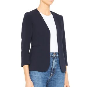 Deep Navy Theory Lindraya Admiral Crepe Blazer
